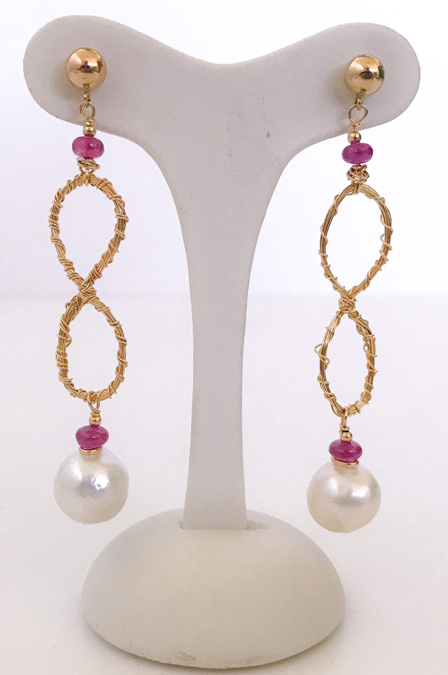 Orecchini A Perno Donna In Argento, A Forma Di Cuore Con Simbolo Infinito E Zirconi, In Elegante Astuccio Velluto, Regalo Perfetto