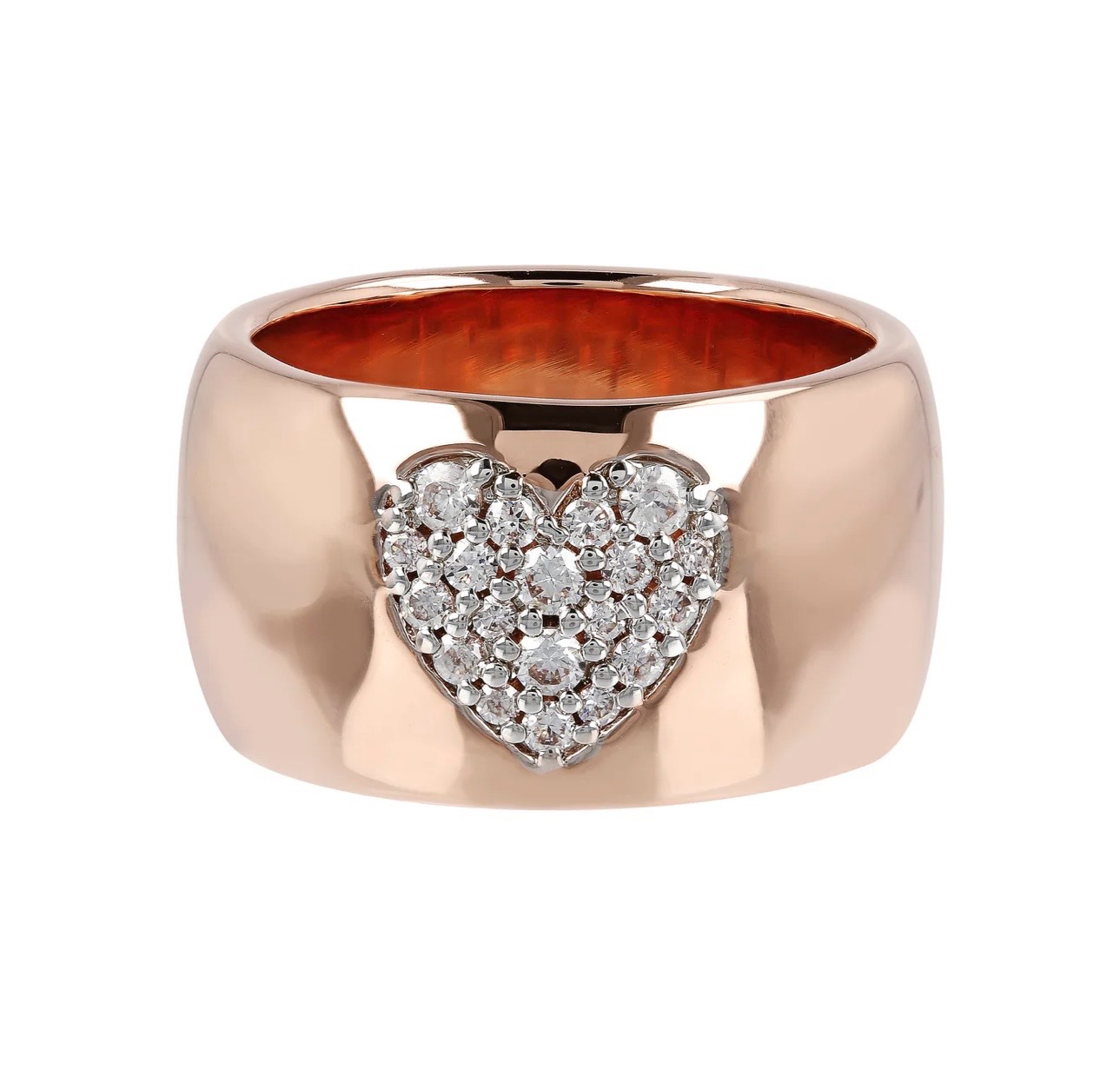Anello Sottile Donna Con Zirconi - Scritta In Tedesco, Placcato Oro 14K, Impilabile E Delicato