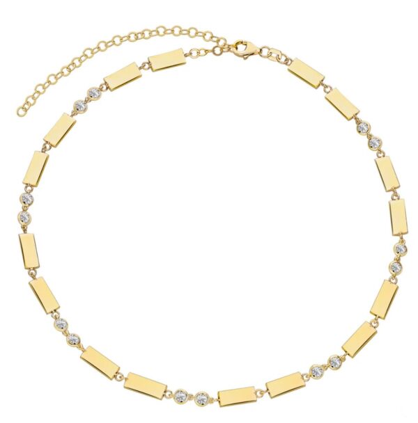 Choker Laura P. punti luce e piastrine